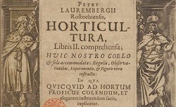 Horticultura, libris II comprehensa, 1654