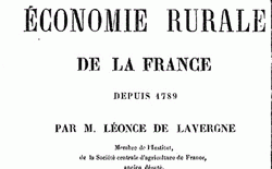 Économie rurale de la France depuis 1789