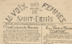 Accéder à la page "Voix des femmes de Saint-Denis (La)"