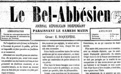 Accéder à la page "Bel-Abbésien. Journal républicain indépendant (Le)"