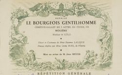 Le bourgeois gentilhomme, de Molière, mise en scène par Jean Meyer, ASP, 8-RSUPP-3132