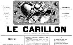 Accéder à la page "Carillon (Le) : journal artistique et littéraire"