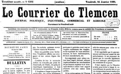 Accéder à la page "Courrier de Tlemcen (Le)"