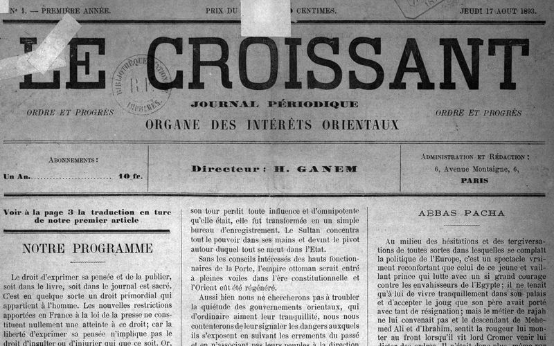 Accéder à la page "Le Croissant (Paris) (1893-1893)"