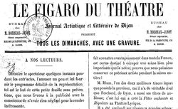 Accéder à la page "Figaro du théâtre (Le) "