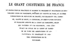Accéder à la page "Le grand coutumier de France"