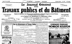 Accéder à la page "Journal général des travaux publics et du bâtiment "