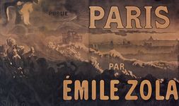 Le Journal publie Paris par Emile Zola affiche illustrée par Steinlen