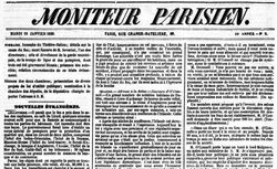Accéder à la page "Moniteur parisien (Le )"