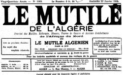 Accéder à la page "Mutilé de l’Algérie (Le)"
