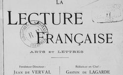 Accéder à la page "Lecture française (La)"