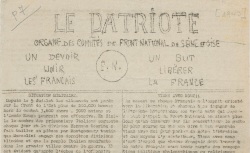 Accéder à la page "Patriote (Le) (Seine-et-Oise)"