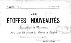 Accéder à la page "Étoffes nouveautés (Les)"