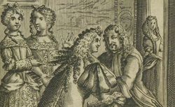 Les Précieuses ridicules, comédie par J. B. P. Molière, Amsterdam, 1674