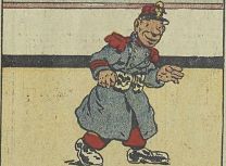 Illustration livre comique publié par Tallandier avec un soldat goguenard 