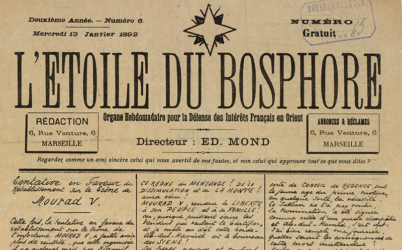 Accéder à la page "L'Étoile du Bosphore (1891-189..)"