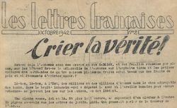 Accéder à la page "Lettres françaises (Les)"