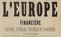 Accéder à la page "Europe financière (L') (Paris, 1879)"