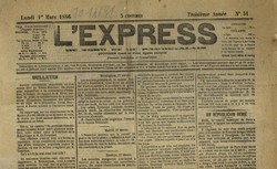 Accéder à la page "Express du Nord et du Pas-de-Calais (L')"