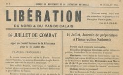 Accéder à la page "Libération du Nord et du Pas de Calais"