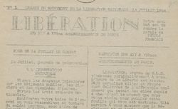 Accéder à la page "Libération des XIVe et XVe arrondissements de Paris"