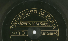 Accéder à la page "Ensemble des enregistrements réalisés dans le Limousin en août 1913."