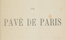 Accéder à la page "Le Pavé de Paris – roman de mœurs "