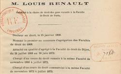 Accéder à la page "Renault, Louis (1843-1918)"