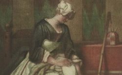 L'ouvrière en tapisserie : estampe, M. Chardin P. ; Gautier S. 