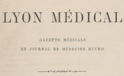Accéder à la page "Lyon médical"