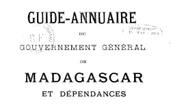 Accéder à la page "Annuaire général de Madagascar"
