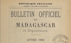 Accéder à la page "Bulletin officiel de Madagascar"