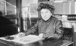 Madame Hubertine Auclert, suffragette. Photo agence Rol