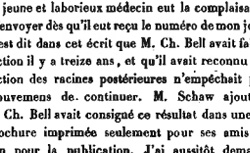 MAGENDIE, François (1783-1855) Expériences sur les fonctions des racines des nerfs rachidiens