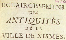 Accéder à la page "Imprimés autour de la Maison carrée de Nîmes"