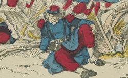  Actualités. Guerre de 1870-1871 - Bataille de Coulmiers - Prise d'Orléans - 9 novembre 1870 : [estampe] / C. M. lith. ; Gillot sc 