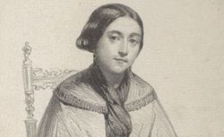 Portrait de Marie-Laure in Essais en prose et poésies (1844)