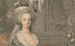 Marie Antoinette d'Autriche Reine de France : estampe, peint par E. Vigée-Lebrun