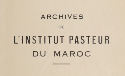 Accéder à la page "Institut Pasteur du Maroc"