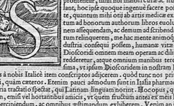 MATTIOLI,  Pierandrea (1501-1577) Commentarii, in libros sex Pedacii Dioscoridis Anazarbei de medica materia
