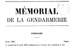 Accéder à la page "Mémorial de la gendarmerie"