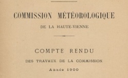 Accéder à la page "Travaux de la Commission météorologique de la Haute-Vienne"