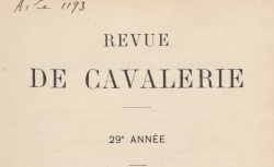Accéder à la page "Revue de cavalerie"