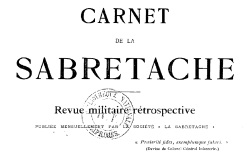 Accéder à la page "Carnet de la Sabretache. Revue militaire rétrospective"