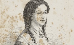 Léonie d’Aunet. Gravure, 1854