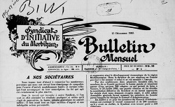 Bulletin mensuel Syndicat d'initiative du Morbihan, décembre 1905