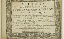 Accéder à la page "Jean-Baptiste Lully, Miserere, 1684"