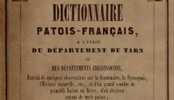 Accéder à la page "Gary, Dictionnaire patois-français à l'usage du département du Tarn"