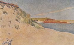 Bord sablonneux de la mer, Paul Signac, 1890