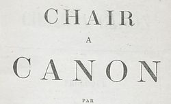 Chair à canon (1872)
